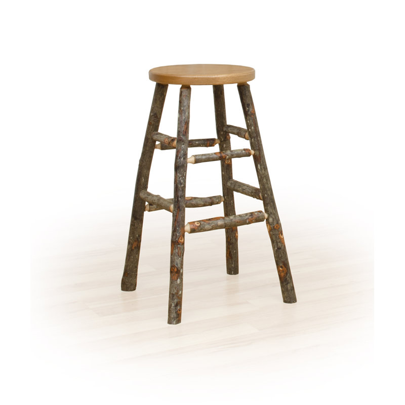 Tomaso Solid Wood Counter Stool Counter Stool 24 Seat Height